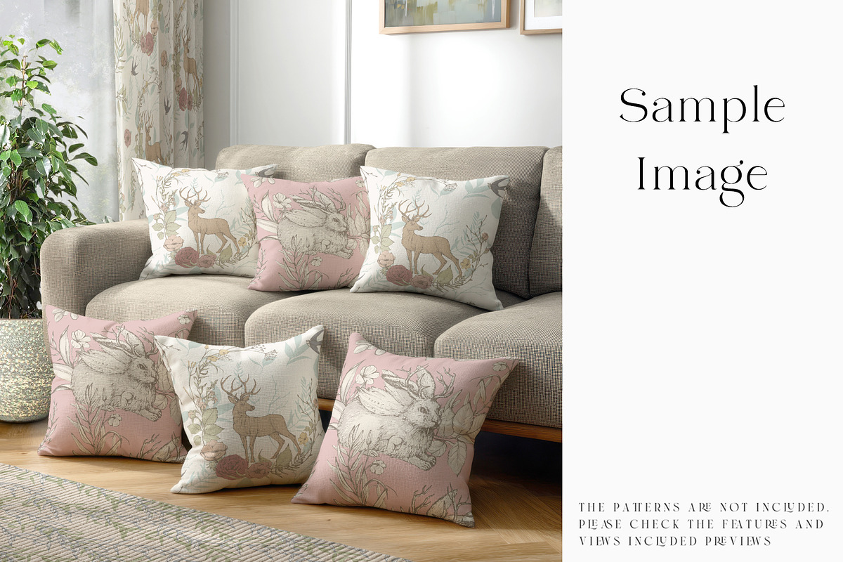 Throw Pillows Mockups, a Mockup by mock-ups (Photo 5 of 21)