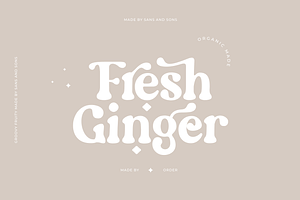 Groovy Fruity - Retro Serif