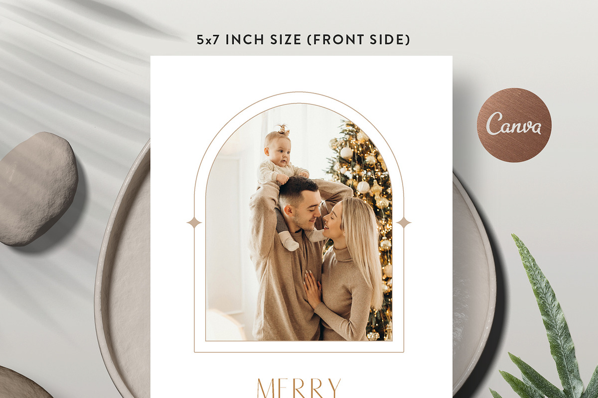 Christmas Greeting Card HC018, a Card Template by Bellenity Design (Photo 2 of 3)