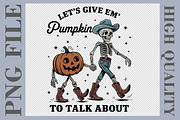 Pumpkin to Talk About Skeleton PNG, a Graphic by olgasallom (Thumbnail 1 of 3)