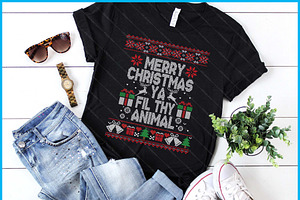 Merry Christmas Animal Filthy Xmas, a Graphic by Creativeusart