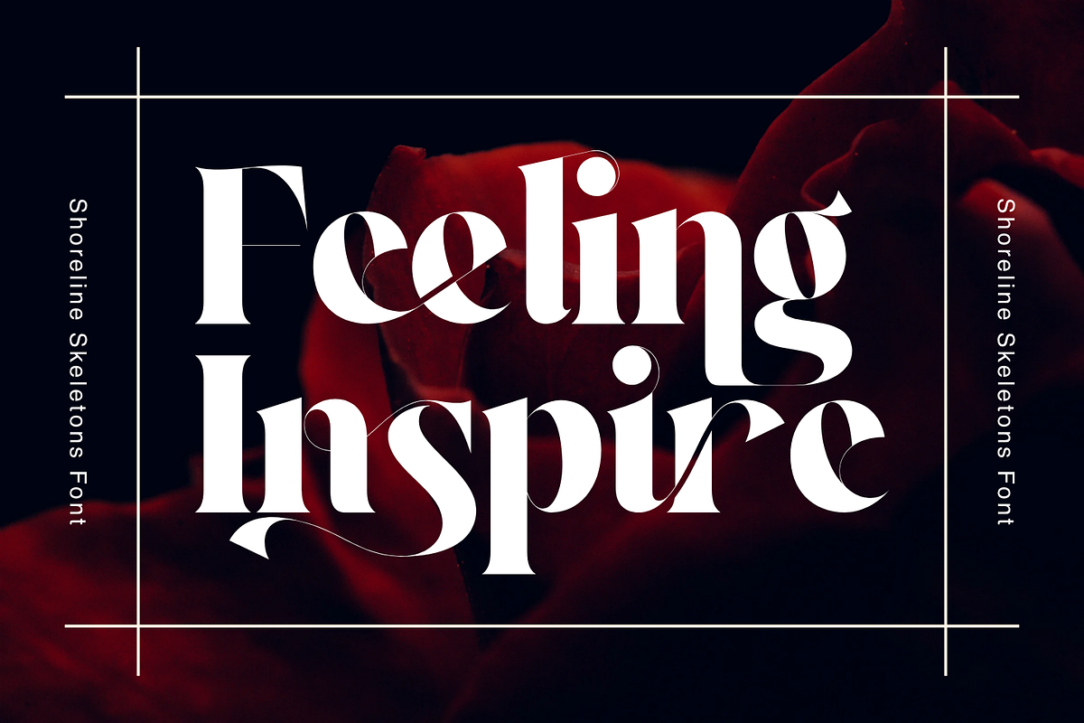 Shoreline Skeletons - ligatures Font, a Serif Font by 177Studio (Photo 4 of 8)