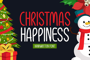 Christmas Happiness Typeface