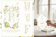 Lemon Lily Wedding Watercolor Bundle, a Decorative Illustration by WonderWonder (Thumbnail 3 of 13)