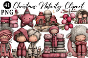 Christmas Nativity Clipart, an Illustration by Daily.Designs (Thumbnail 1 of 5)