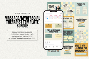 Massage Therapy Instagram Templates