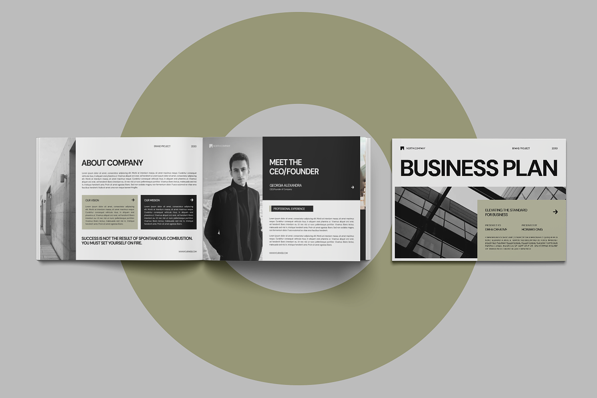 Business Plan Landscape, a Magazine Template by Haps Space (Photo 3 of 6)