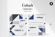 Cobalt - Business card template, a Business Card Template by Chanut is industries (Thumbnail 2 of 3)