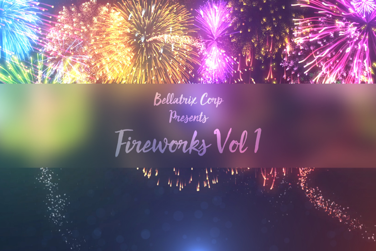 Fireworks Pack vol 1, an Object Graphic by BellatrixCorp (Photo 1 of 4)