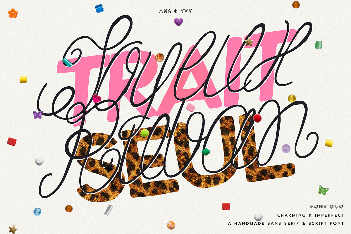 Ruban Soyeux Script & Sans Font Duo, a Handwritten Font by ana & yvy (Photo 2 of 32)