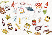 Watercolor Lovely kitchen, a Food Illustration by talloshau's illustrations (Thumbnail 5 of 9)