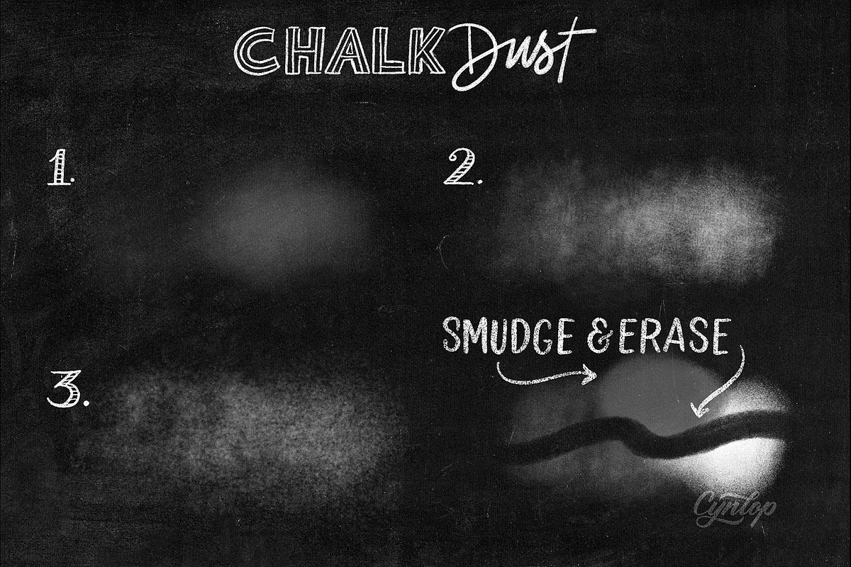 Chalky Brush Set for Procreate, a Brush Add-On by Cynlop Ink (Photo 5 of 9)