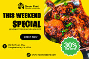 Restaurant Facebook Ad Banners, a Social Media Template by 3djagan (Thumbnail 5 of 9)