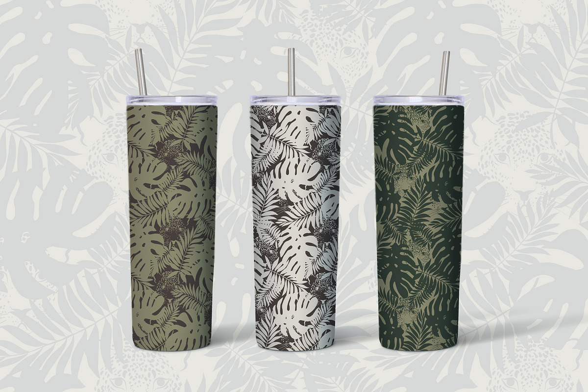Tropical Leopard Seamless Pattern, a Pattern Graphic by Oksana Dovhopol Art (Photo 19 of 25)