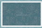 One Line Rose Flower Illustrations, a Decorative Illustration by Alina Kruss (Thumbnail 3 of 9)