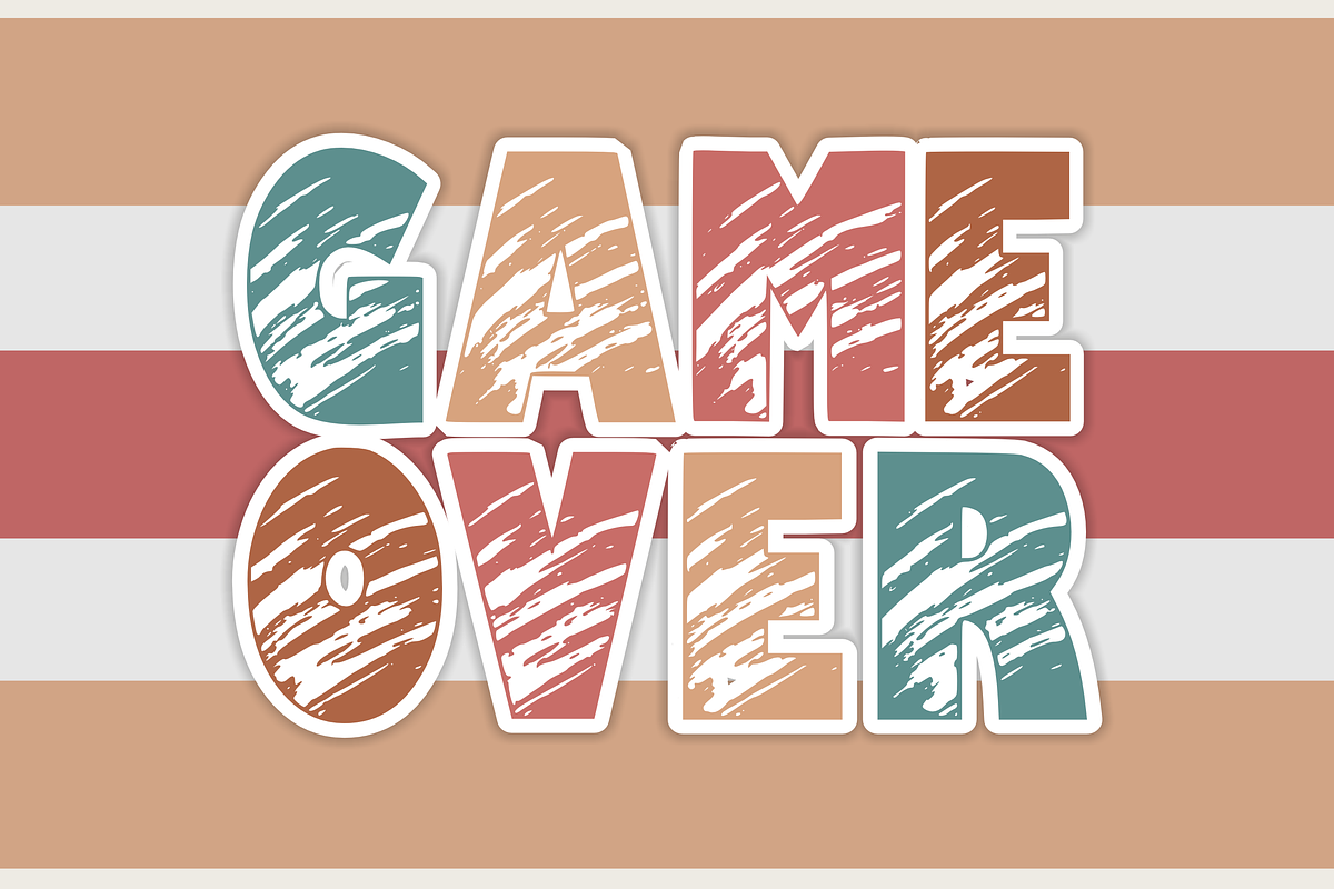 Grunge Bold - Grunge Font Types, a Font by KiddoGlyphs Studio (Photo 4 of 7)