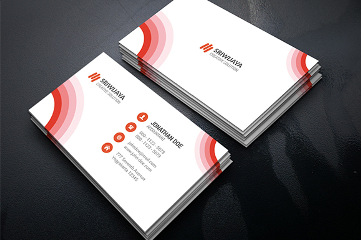 Circle Business Card, a Business Card Template by InfinityArt (Photo 2 of 4)
