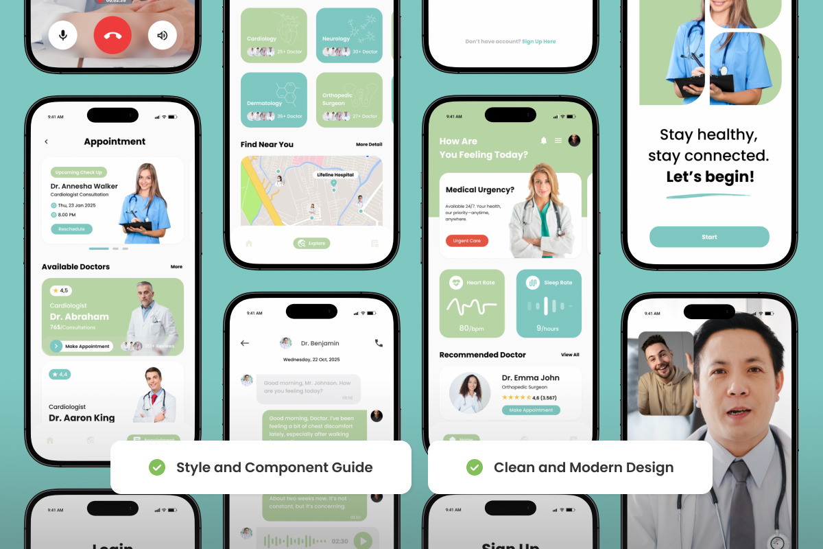 Healix - Medical Trackiing Mobile, an App Template by productype1 (Photo 3 of 5)