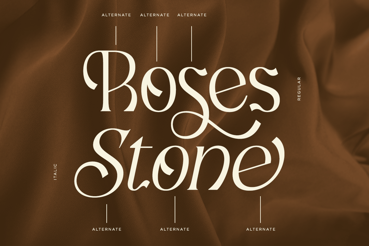 Varonde - Luxury Serif Font, a Font by RagamKata (Photo 6 of 10)