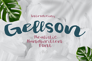 Gellson Font