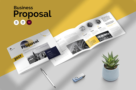 Business Proposal Template Landscape