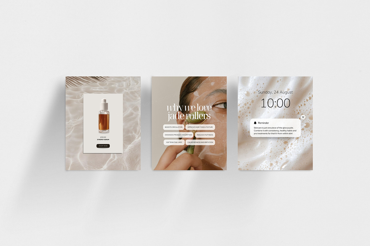 300 Esthetician Instagram Templates, a Social Media Template by COCO Designs (Photo 3 of 21)
