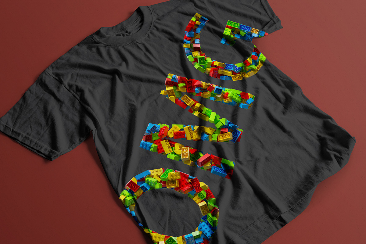 Lego CLR Font, a Font by Handmadefont (Photo 5 of 9)