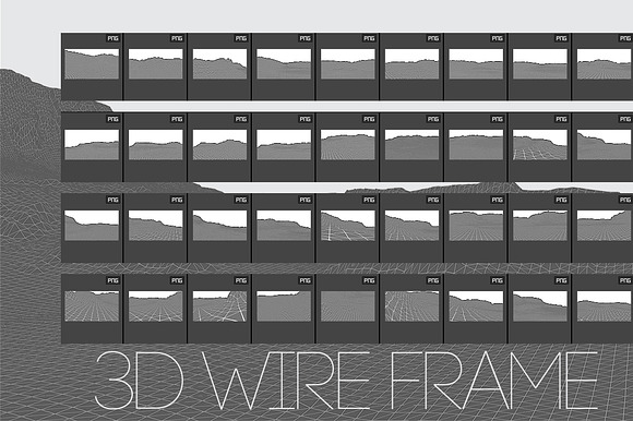 3D WIRE FRAME RENDERS SET-A preview 6