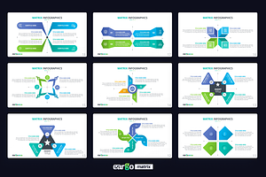 Eargo Matrix Infographics PowerPoint