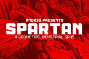 Spartan Font Family V2, a Sans Serif Font by ANDR35 (Thumbnail 1 of 10)