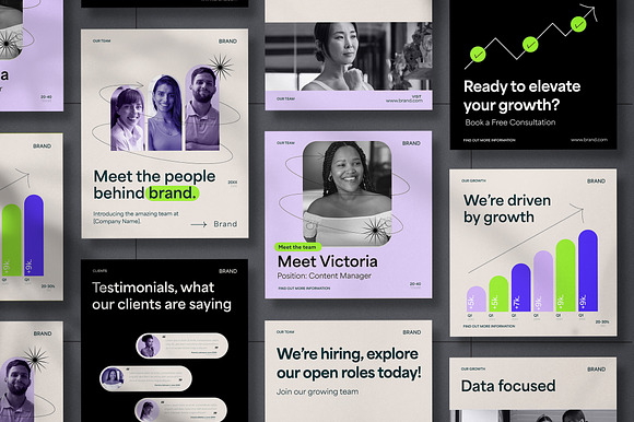 Modern Social Media Corporate Kit preview 2