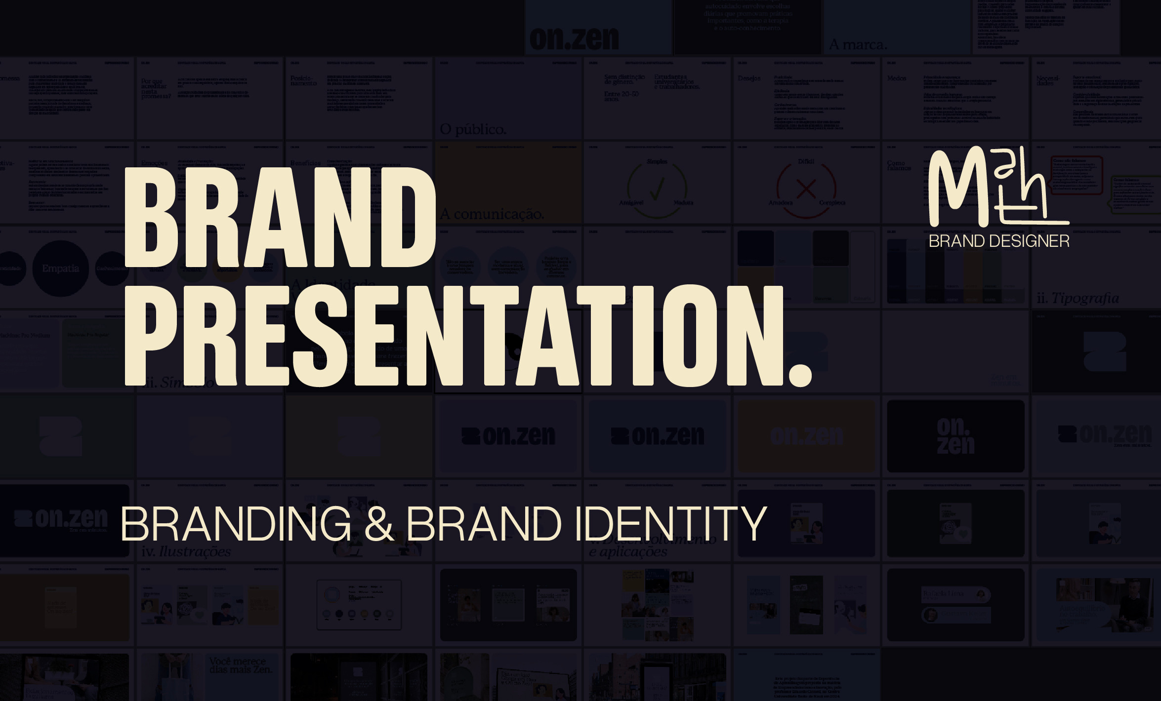 Brand Presentation by Math Brand Designer  Creative Market