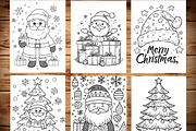 Christmas Coloring Pages for Kids, a Brochure Template by LA Design (Thumbnail 4 of 10)