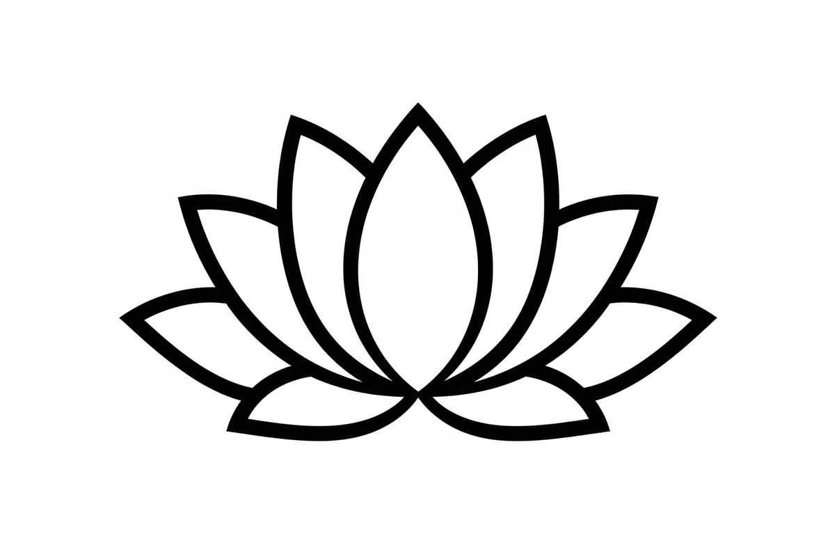 Lotus Flower Vector Icon Bundle, an Illustration by yasushie (Photo 4 of 51)