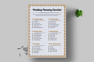 Wedding Planning Checklist, a Stationery Template by MightyDesign