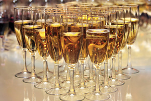 champagne glasses, a Photo by saiko3p