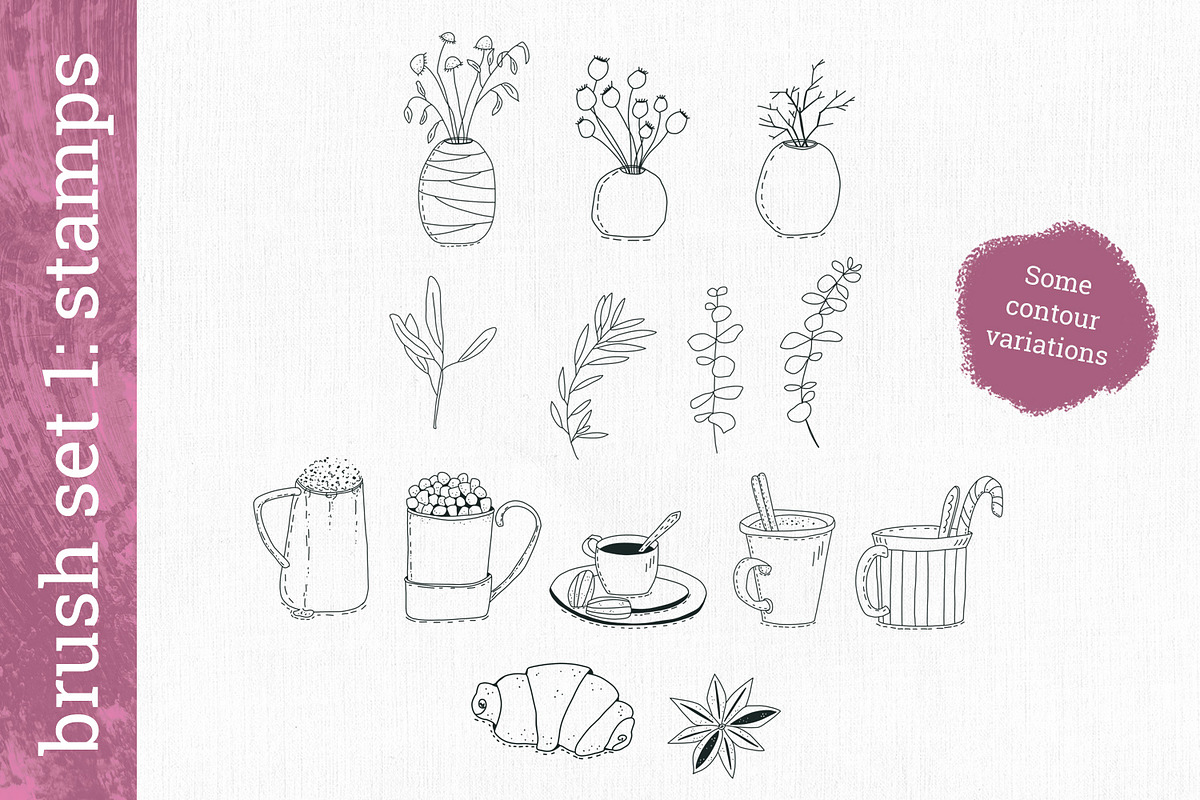 Winter Brush Box for Procreate, a Brush Add-On by Gray Cat Graphics (Photo 6 of 11)