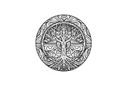 Sacred Tree of Life Vector Bundle, an Illustration by Designs_River (Thumbnail 6 of 51)