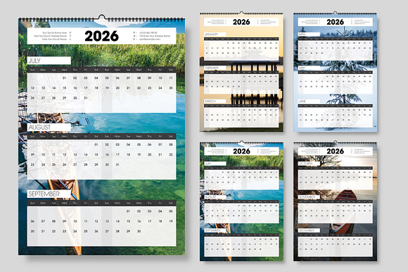 Clean And Minimal Calendar 2026 preview 7