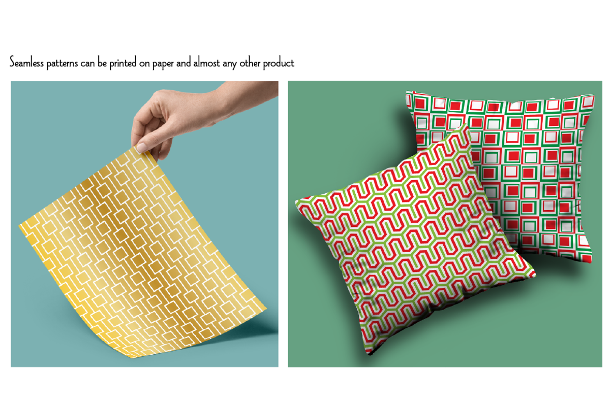 Mod Seamless Christmas Patterns preview 2