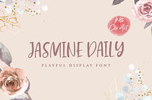 Jasmine Daily - Playful Display Font