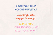 Ruffy - Textured Bold Playful Font, a Sans Serif Font by Kartika Prints (Thumbnail 5 of 13)