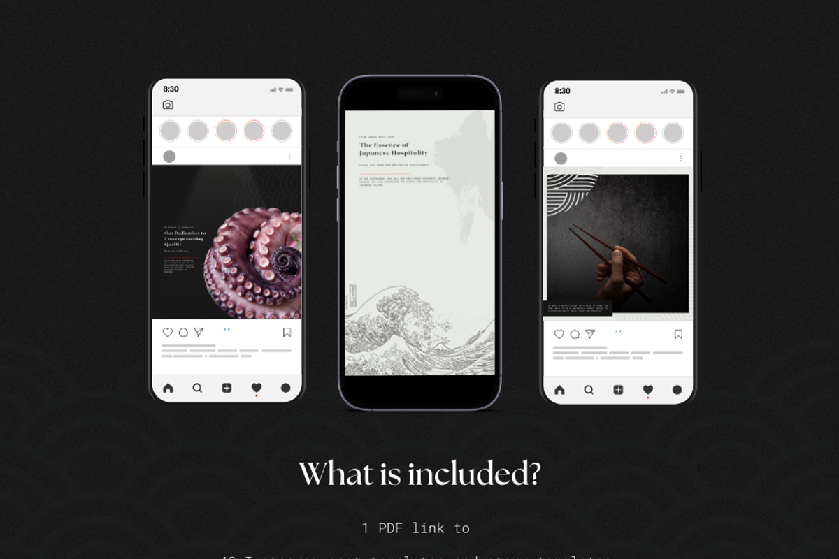 Sushi Restaurant  |  Canva, a Social Media Template by The Social Stuff (Photo 6 of 9)