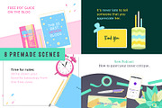 GIRLBOSS Illustrated Scene Creator, a Decorative Illustration by Andimaginary Creative Co. (Thumbnail 5 of 7)