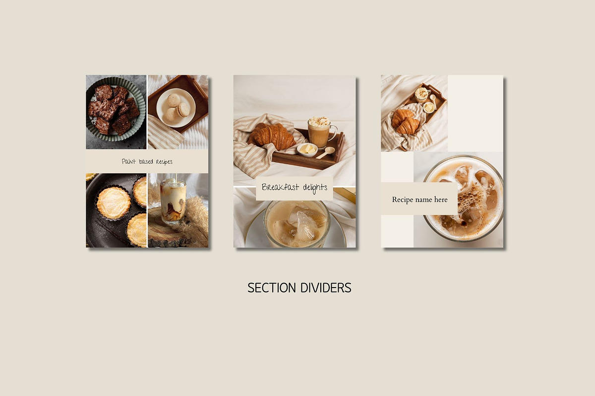 Recipe Template Canva, a Magazine Template by Deepa Template Studio (Photo 10 of 13)