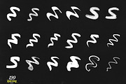 120 lettering brushes for procreate, a Brush Add-On by Endete & Mazak brushes (Thumbnail 7 of 8)