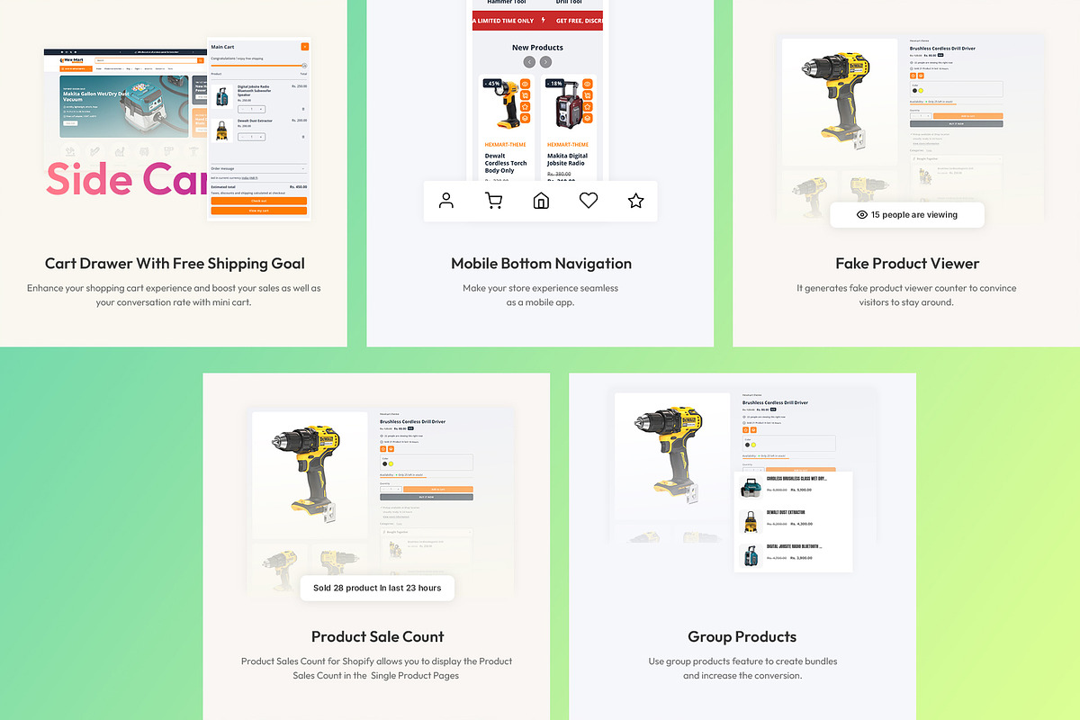 Construction Tools Shopify Theme, a Shopify Template by LogicGo Shopify Experts (Photo 6 of 8)