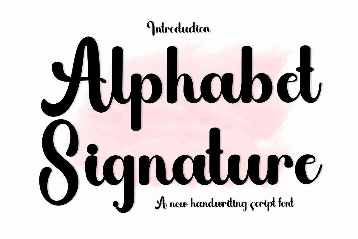 Alphabet Signature, a Handwritten Font by FreshTypeINK (Photo 1 of 8)