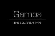 Gamba Font, a Font by Juraj Chrastina (Thumbnail 1 of 3)