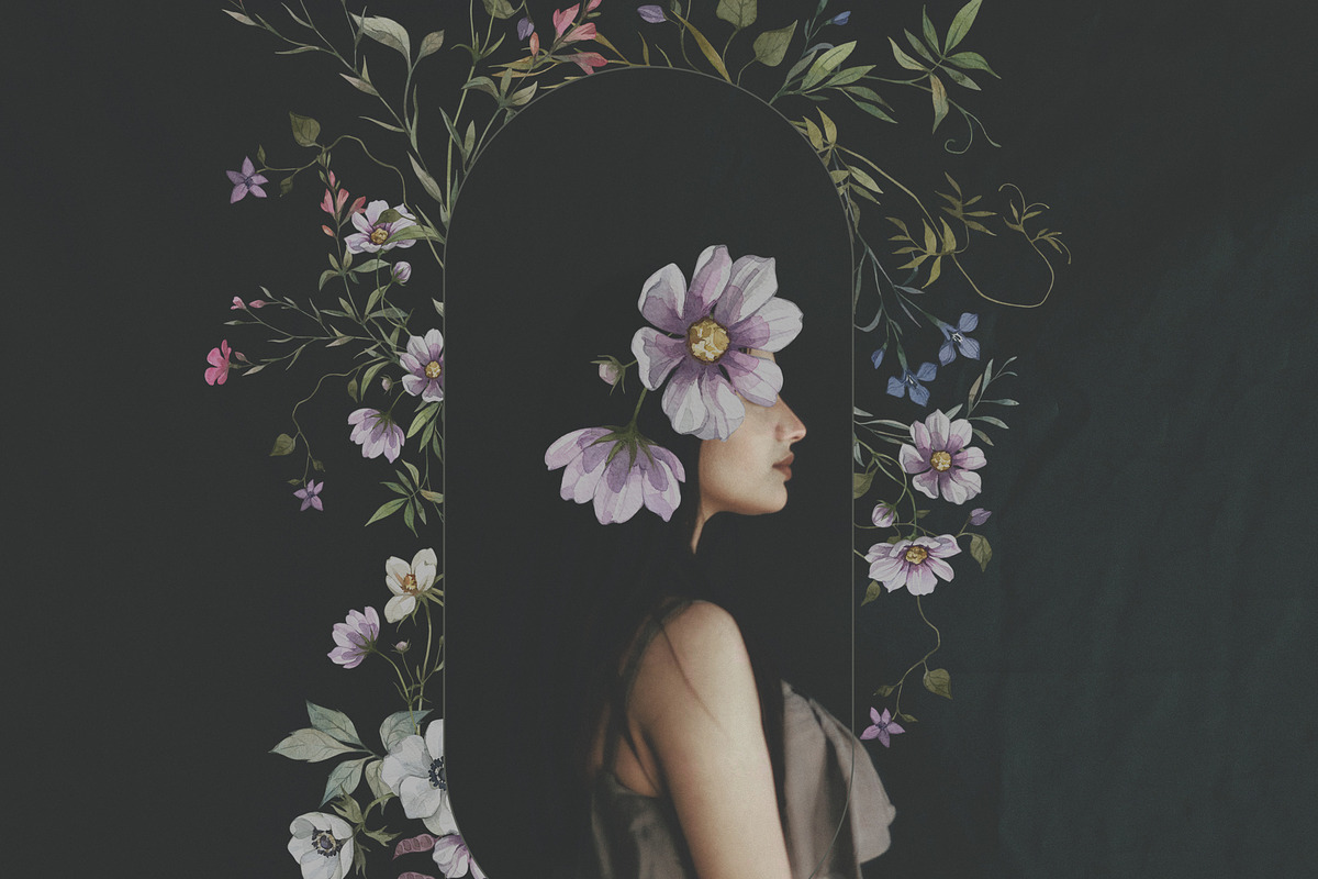 SERENITY Wild flowers collection, a Decorative Illustration by Anastezia Luneva (Photo 2 of 9)